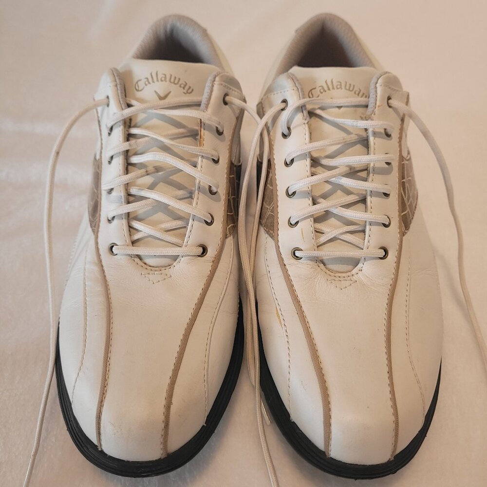 Callaway Women's White Leather Golf Shoes